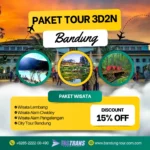 Paket Wisata Tour Bandung dari Jakarta 3 Hari 2 Malam